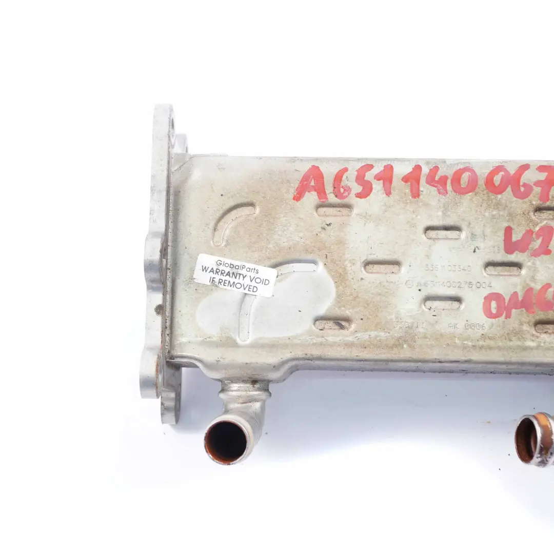 Mercedes W639 W906 OM651 AGR Abgaskühler Kühler A6511400275 - SKU A6511400675 - Teilenummer A6511400675